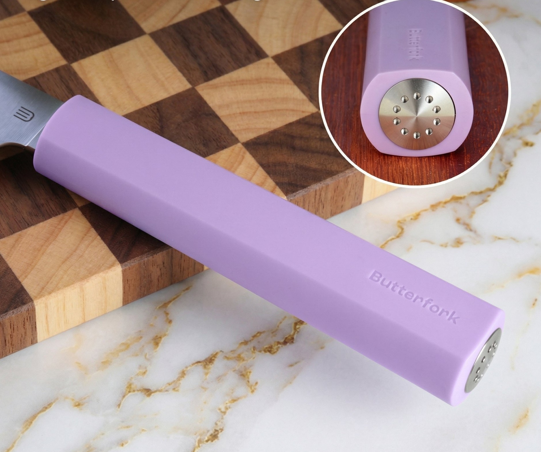 Butterfork BF01-CK-PP Chef's Violett + Scheide