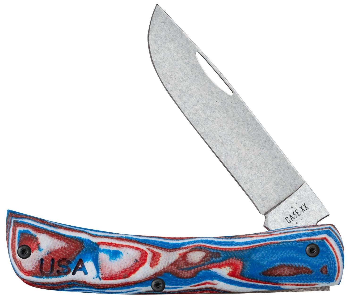 Case S35VN Red/White/Blue G10 Sod Buster® Jr