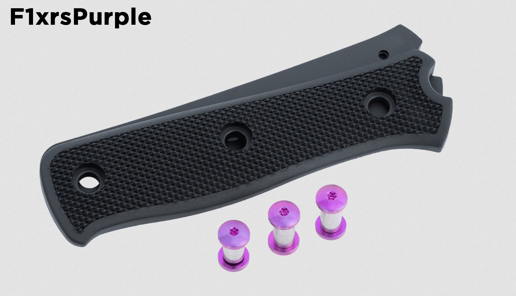 Fällkniven F1xrsPurple Griff, Schrauben, Hülsen