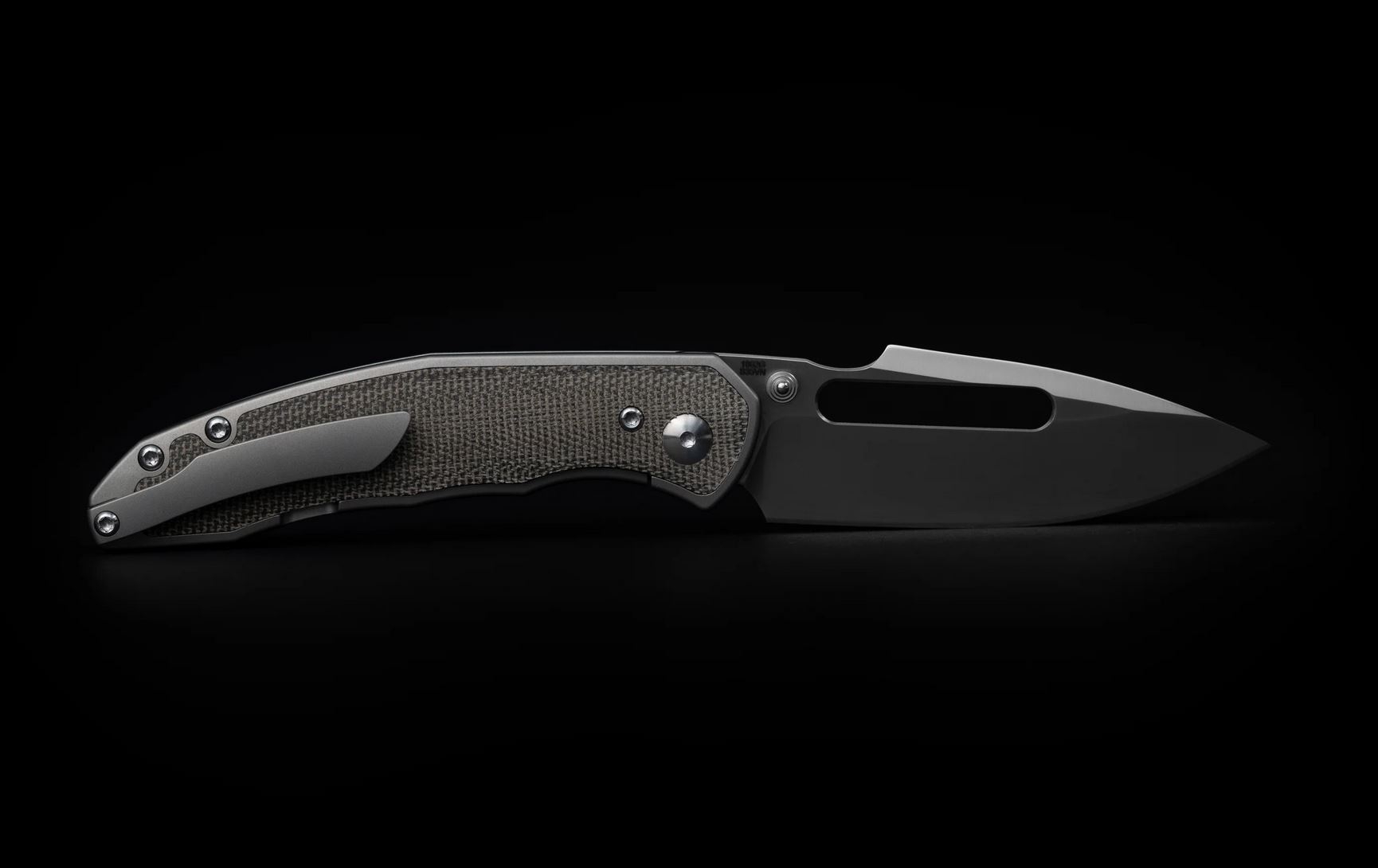 ARTC1862G-ODG Rustic Boa S35VN, Micarta/ Titan