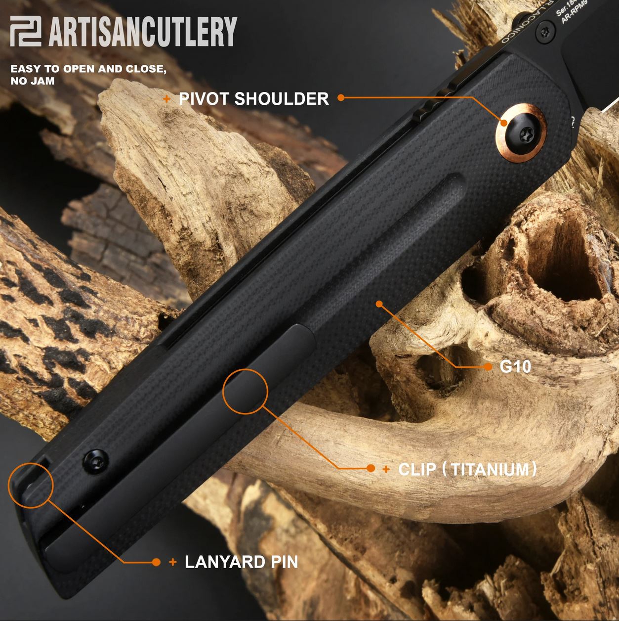 ARTC1849P-BBK Sirius AR-RPM9, Black, Black G10