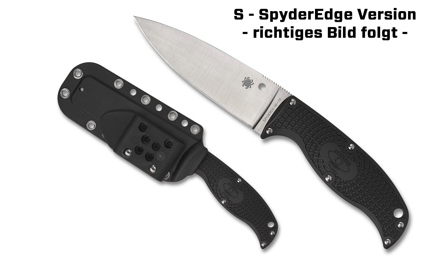 Spyderco FB31SBK2, Enuff 2, Leaf Shape, SpyderEdge