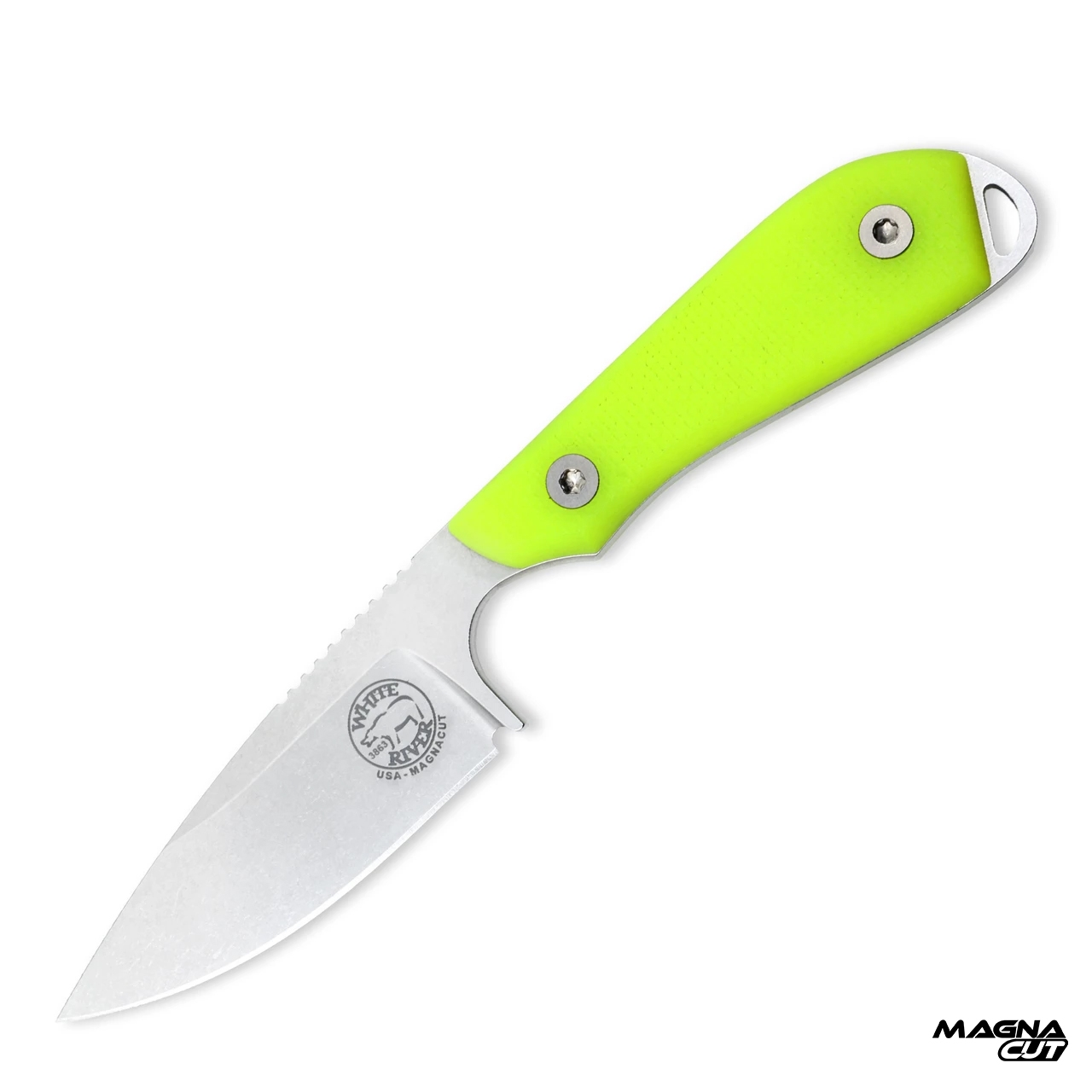 White River M1 Pro, Hi-Vis Yellow G10, Magnacut