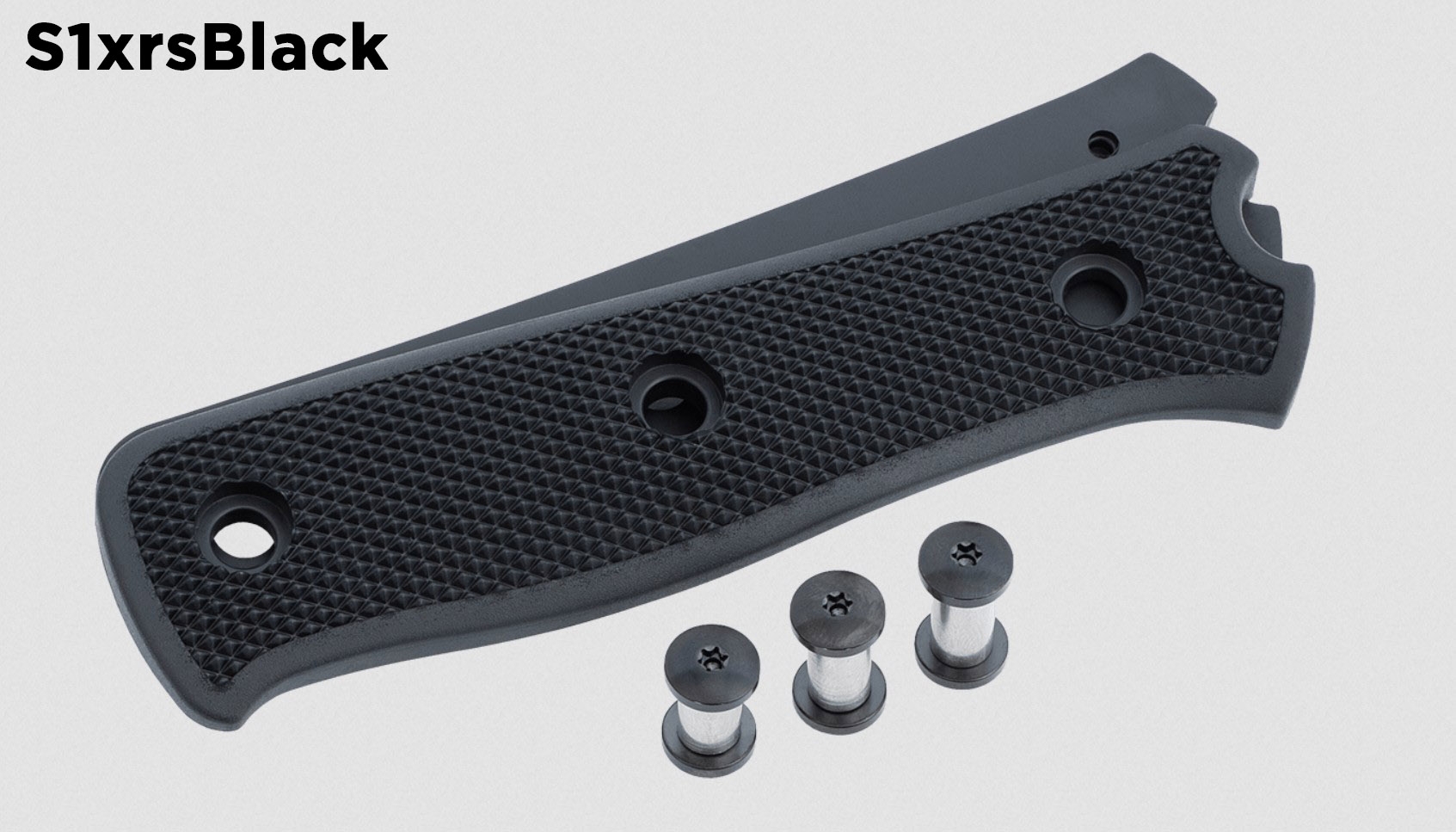 Fällkniven S1xrsBlack Griff, Schrauben, Hülsen