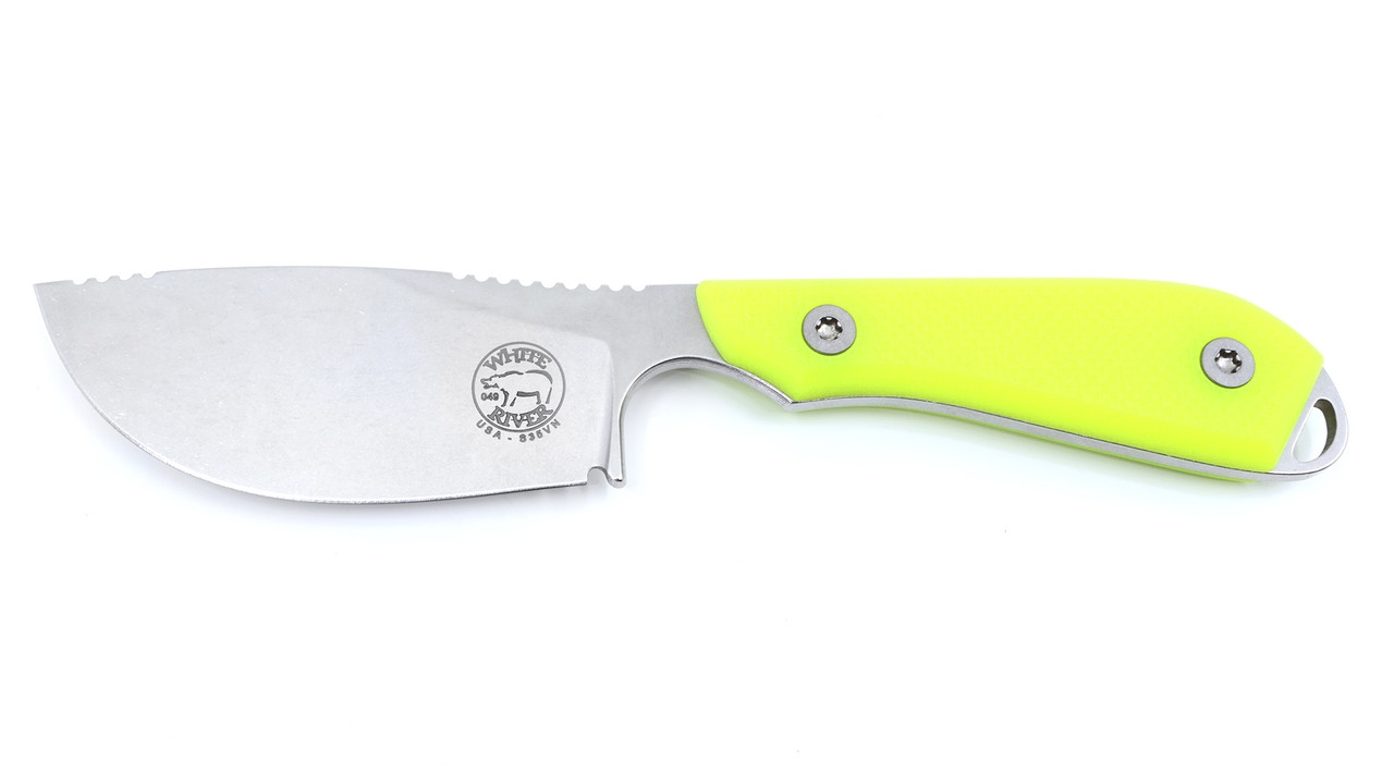White River M1 Skinner, Hi-Vis Yellow G10