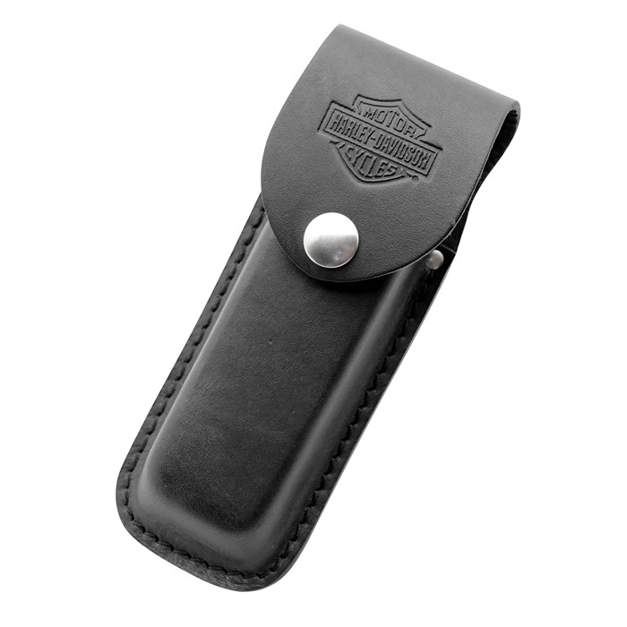 Case Large Lederscheide - Harley-Davidson schwarz