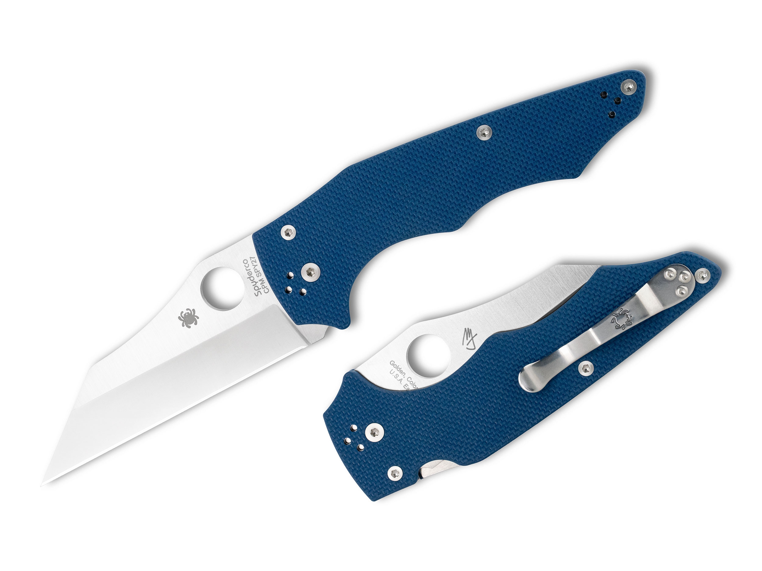 Spyderco C253GPCBL YoJumbo, Cobalt G10, CPM-SPY27