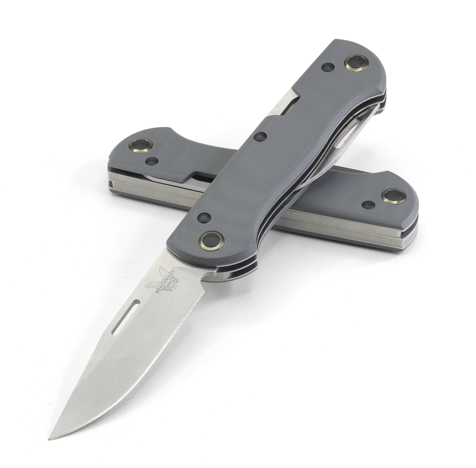 Benchmade 317 WEEKENDER, Slipjoint, Cool Gray G10
