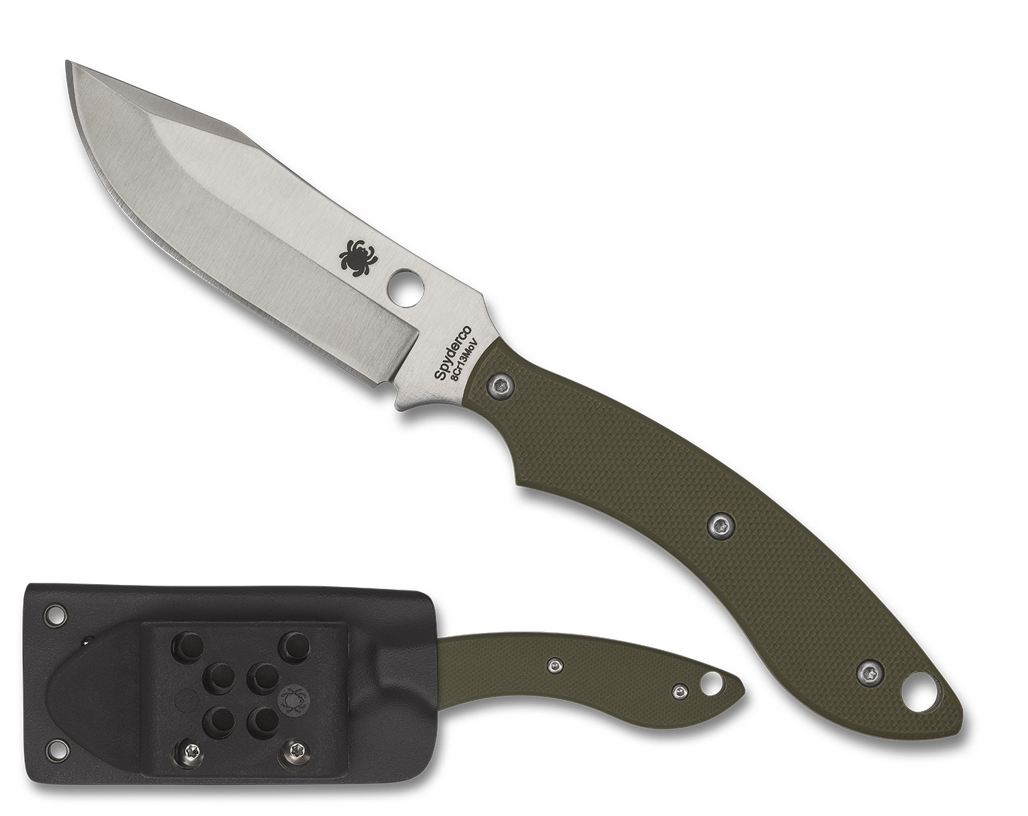 Spyderco FB49GPOD Stok Bowie, OD Green G-10