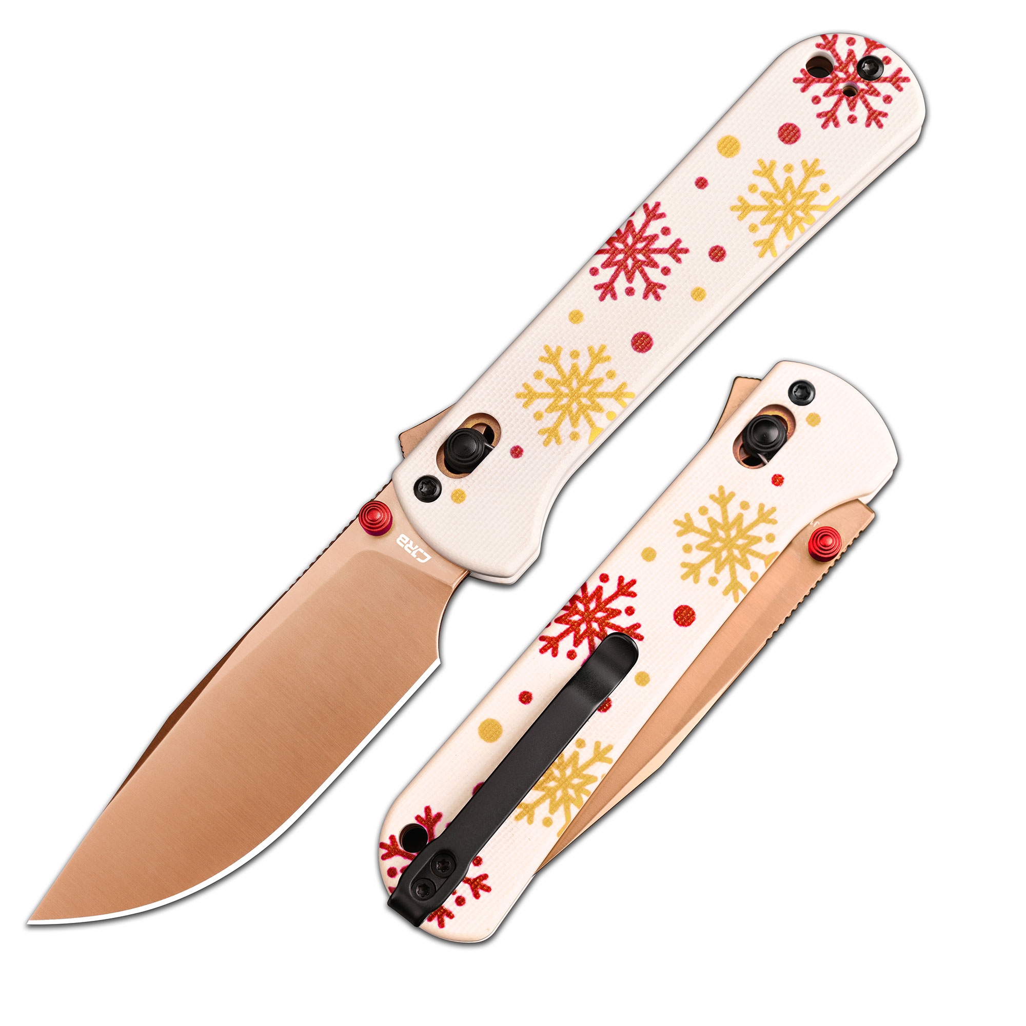 CJRBJ1960M-WH Bolt, Christmas Edition, White G10