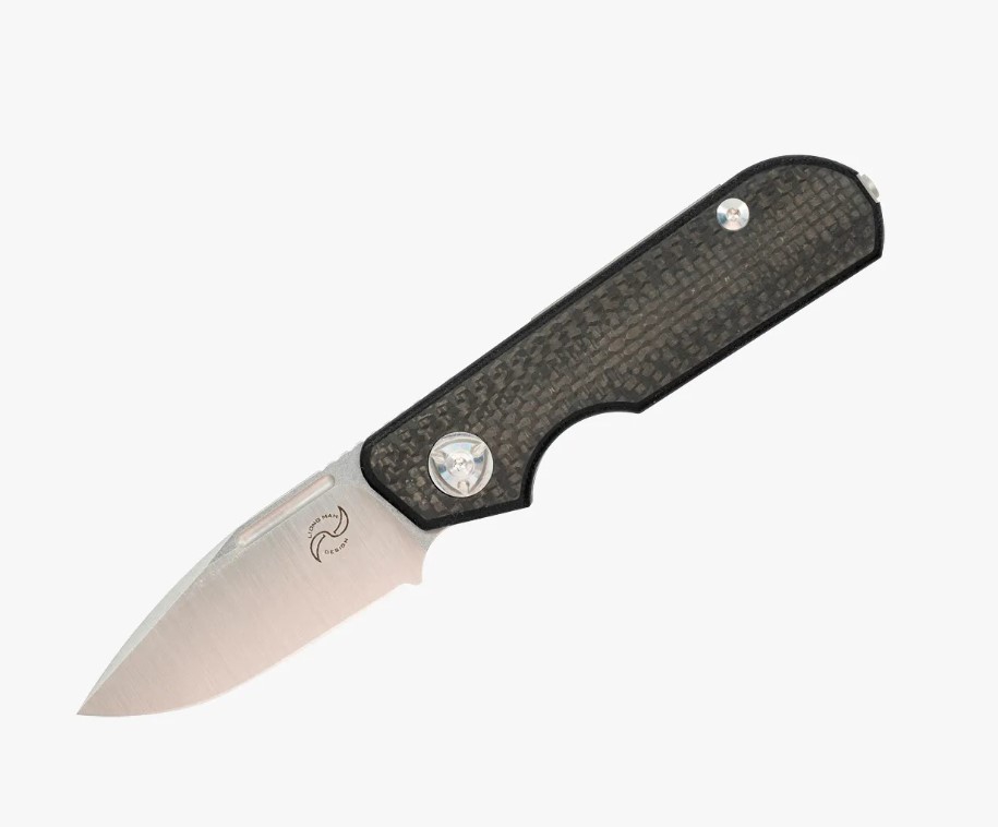 Liong Mah Traveler Spear Point Carbon Fiber Inlay