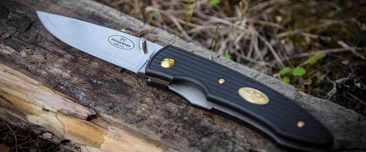 Fällkniven PCx - P Concept Klappmesser - schwarz