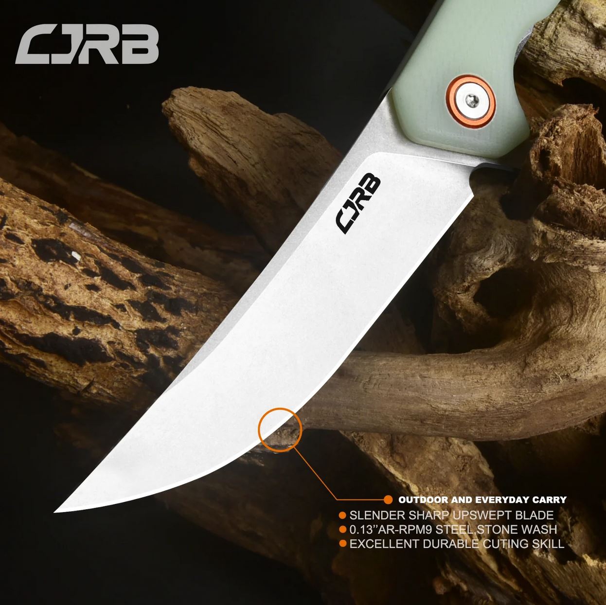 CJRBJ1906-NTG Gobi AR-RPM9, Natural Green G-10