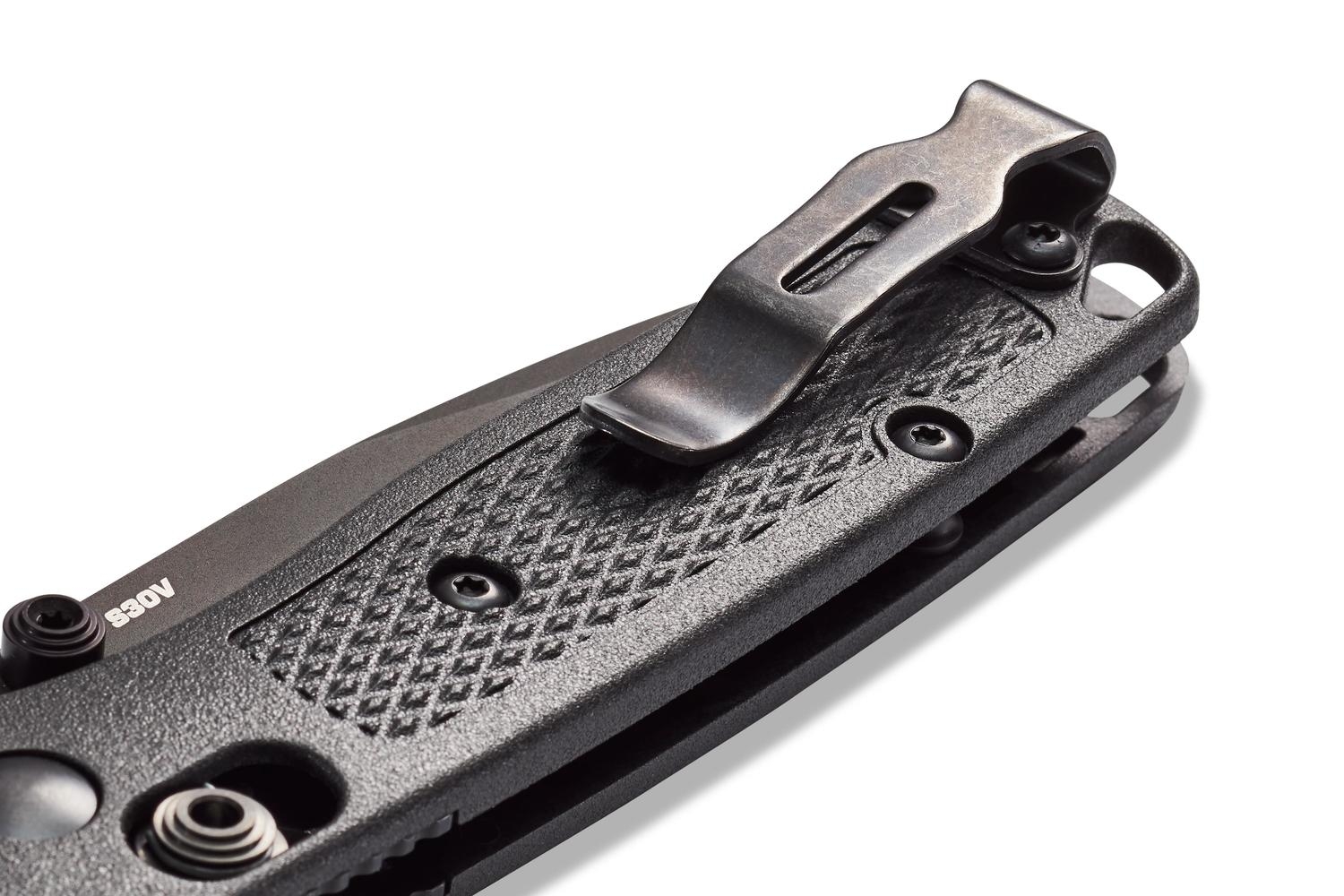 Benchmade 533BK-2 MINI BUGOUT, All black, Axis