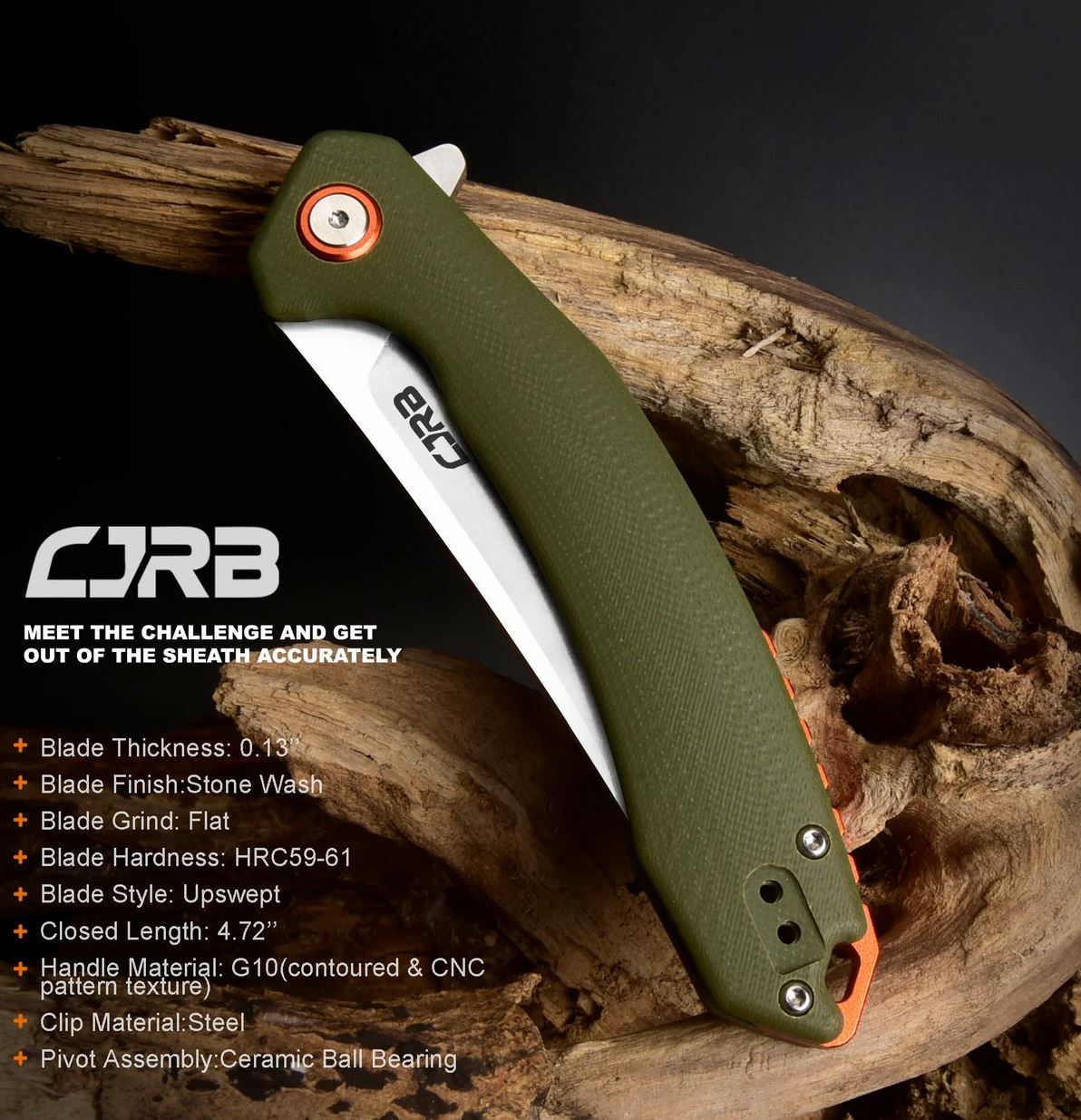 CJRBJ1906-GNC Gobi AR-RPM9, Green G-10