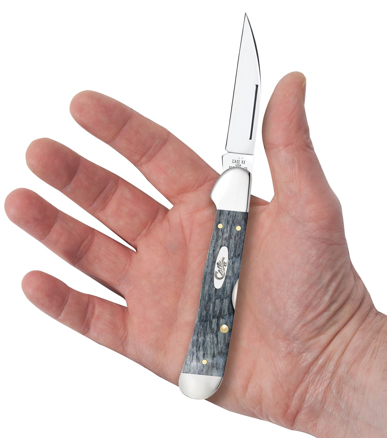 Case CS Pocket Worn Gray Bone Copperlock