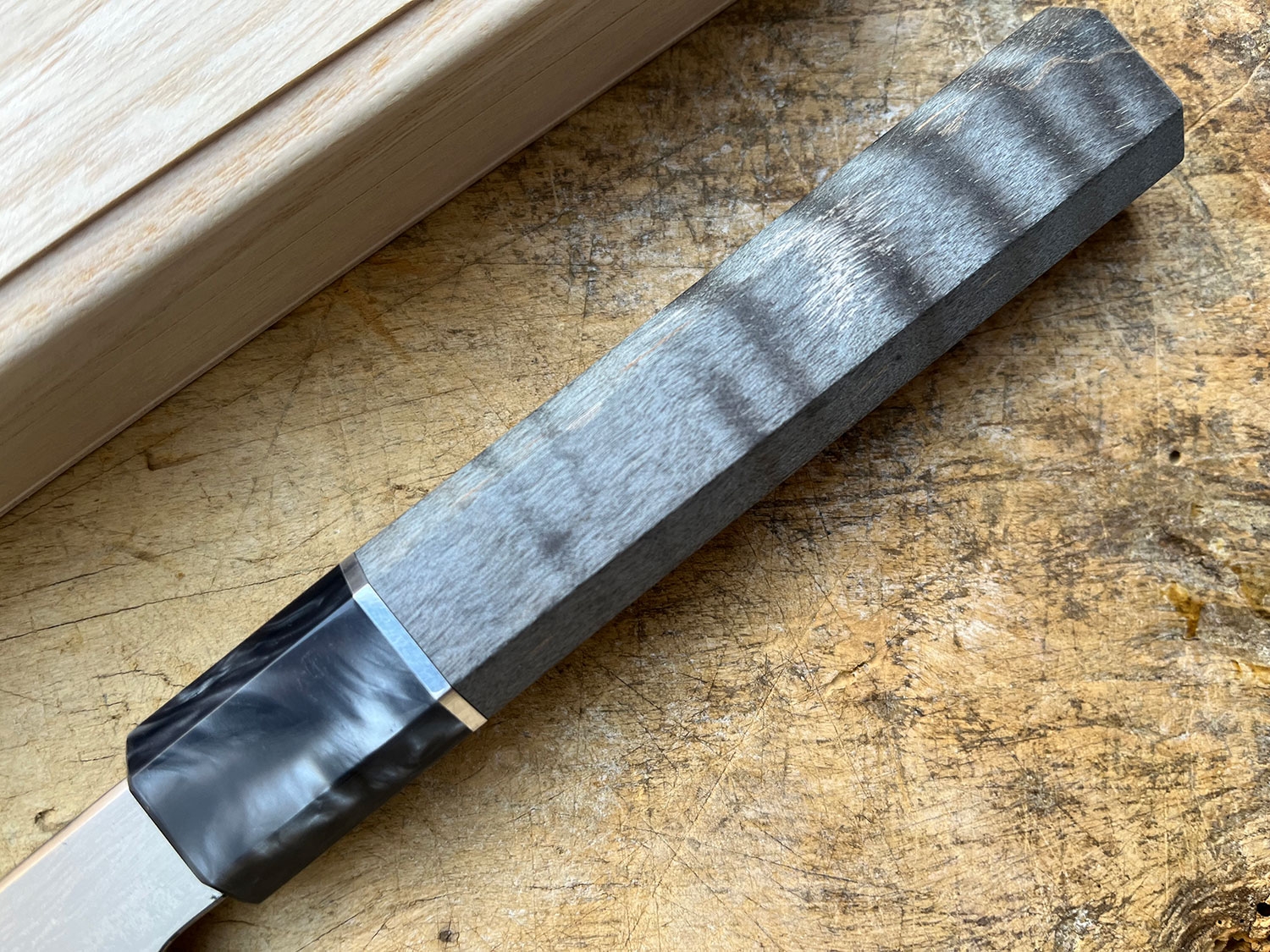 Kanetsune KC-457 Santoku Blue Steel, Lim. Edition