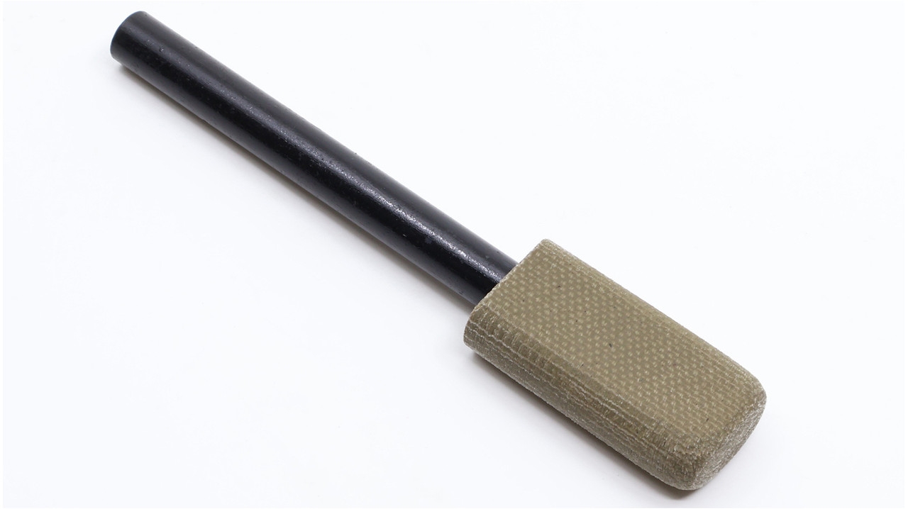 White River Ferro Rod/ Feuerstahl, Olive Micarta