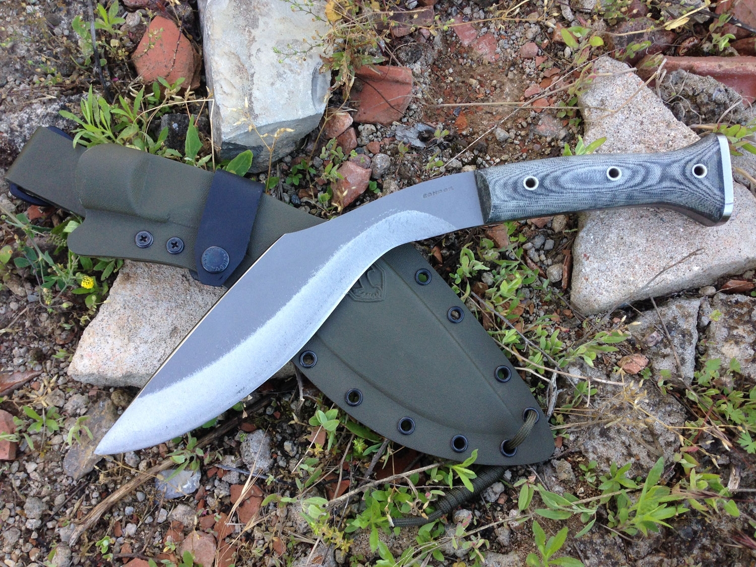 Condor K-TAC KUKRI KNIFE ARMY GREEN - neue Version