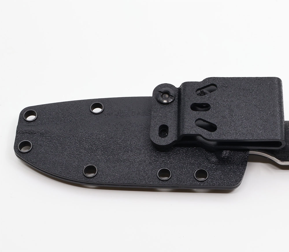 White River Hunter, Black Burlap Micarta, Magnacut