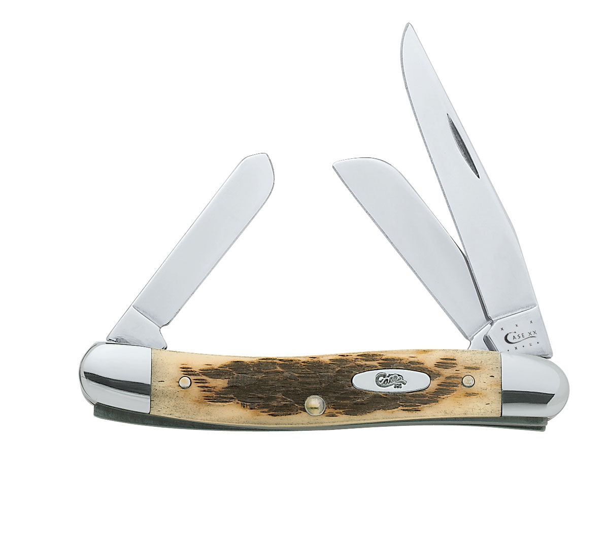 Case CV Amber Bone Medium Stockman