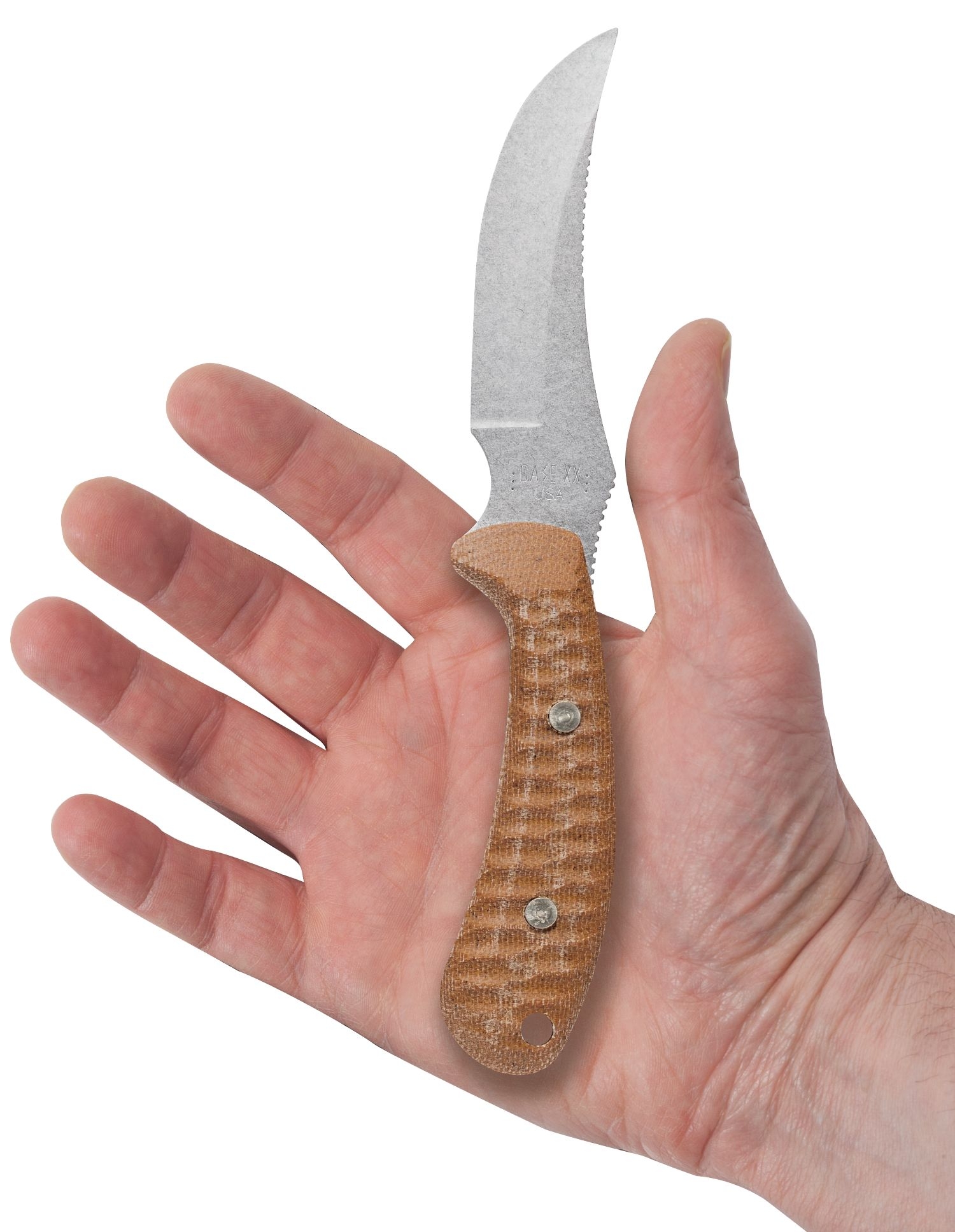 Case SS Natural Canvas Micarta Ridgeback Hunter