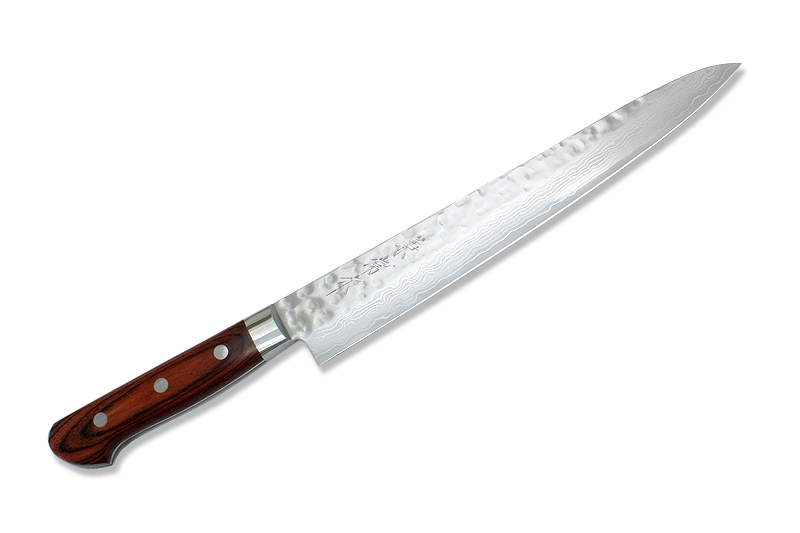Kanetsune KC-906 Sujihiki Damast gehämmert 240mm