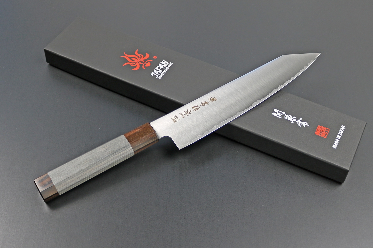 Kanetsune KC-385 Kiritsuke 210 mm Super Gold Steel