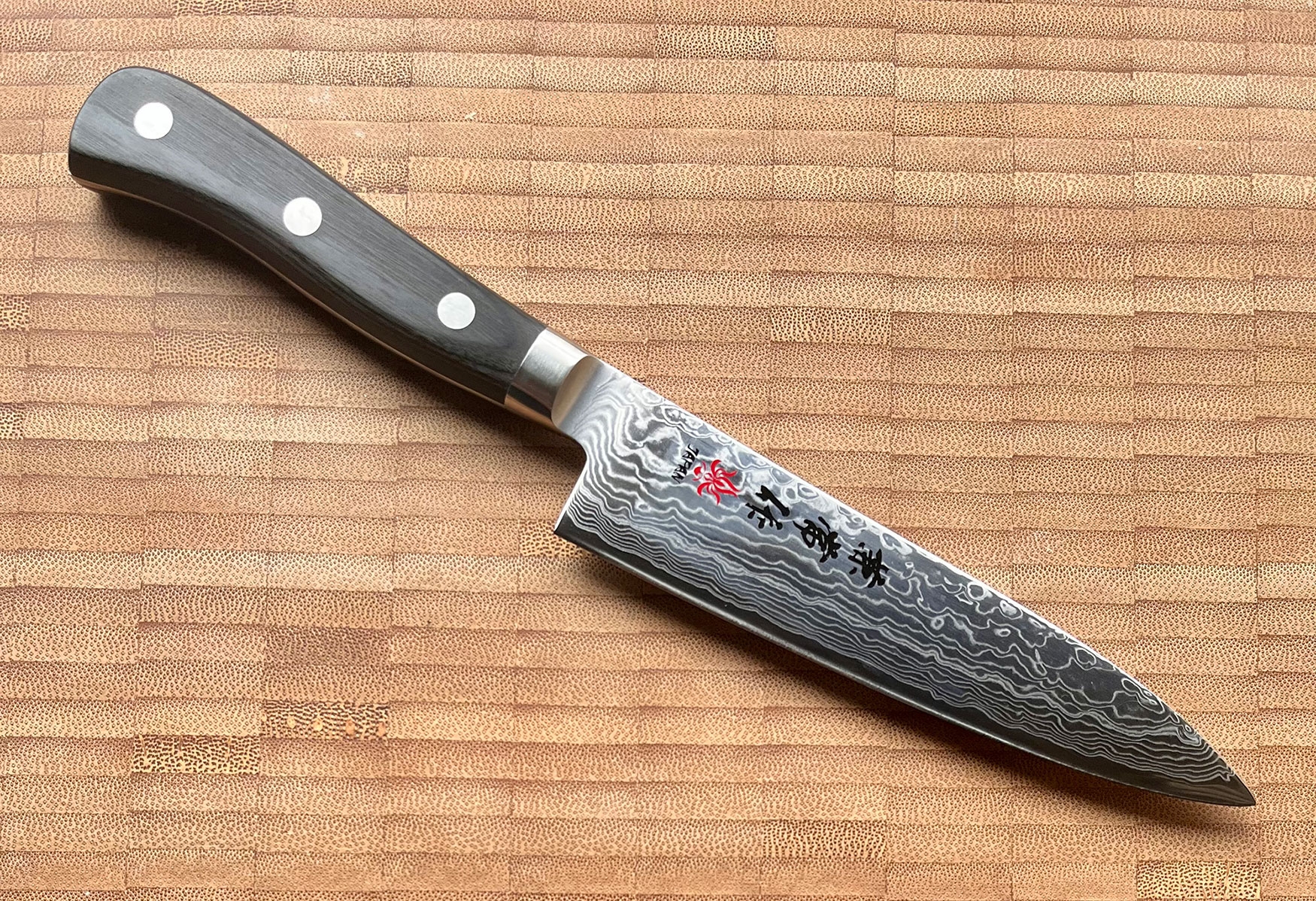 Kanetsune KC-165 Petty 120 mm, Damast/ VG-10