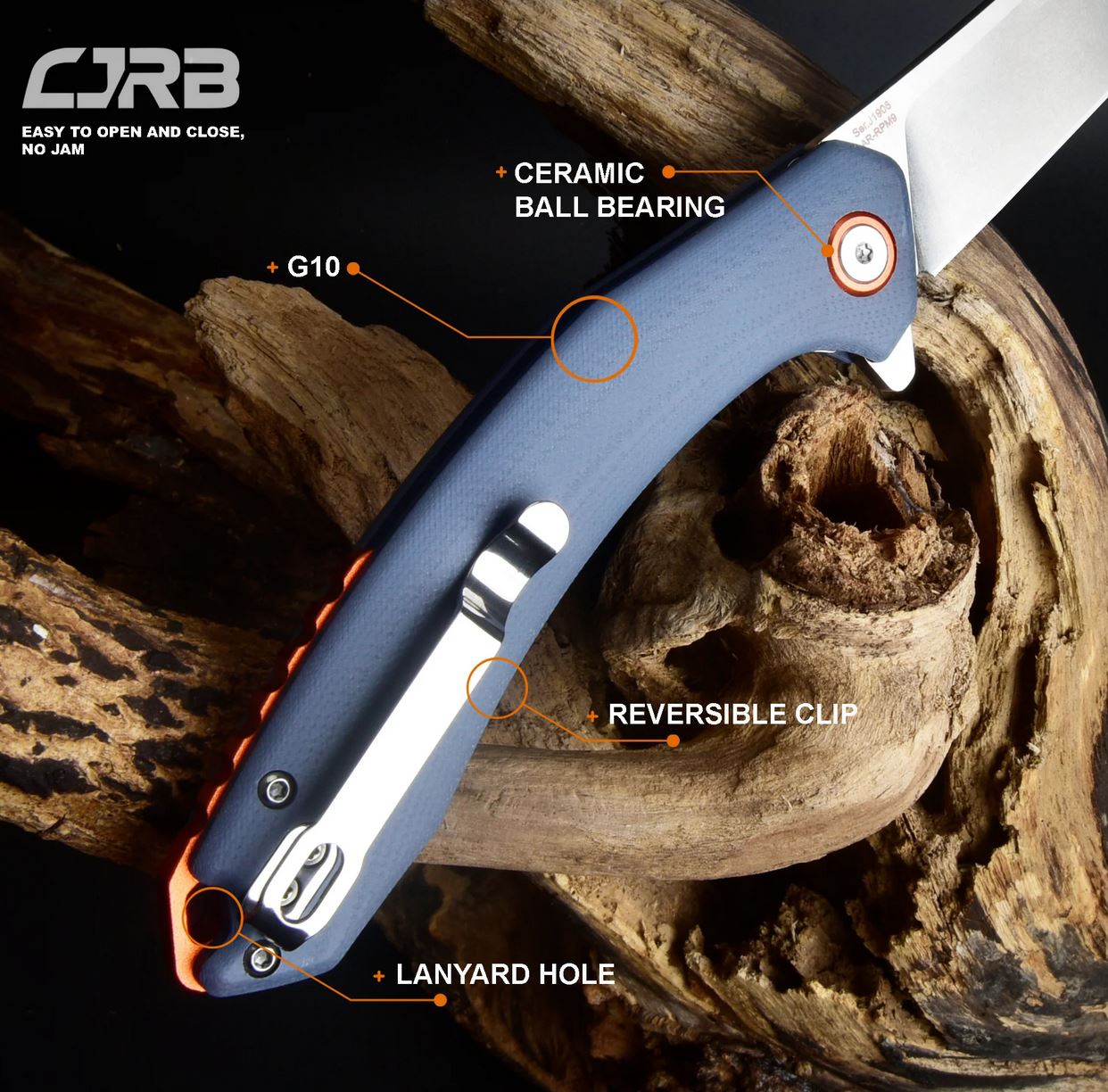 CJRBJ1906-GYC Gobi AR-RPM9, Grey G-10