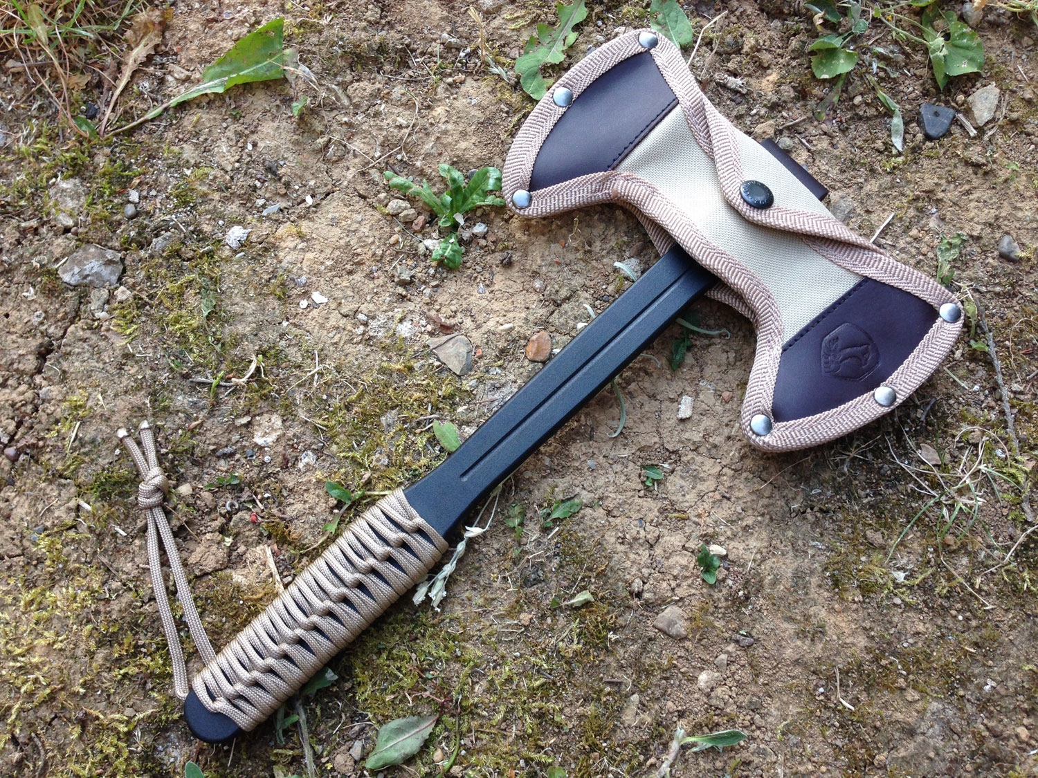 Condor THROWING AXE DOUBLE BIT CANVAS SHEATH