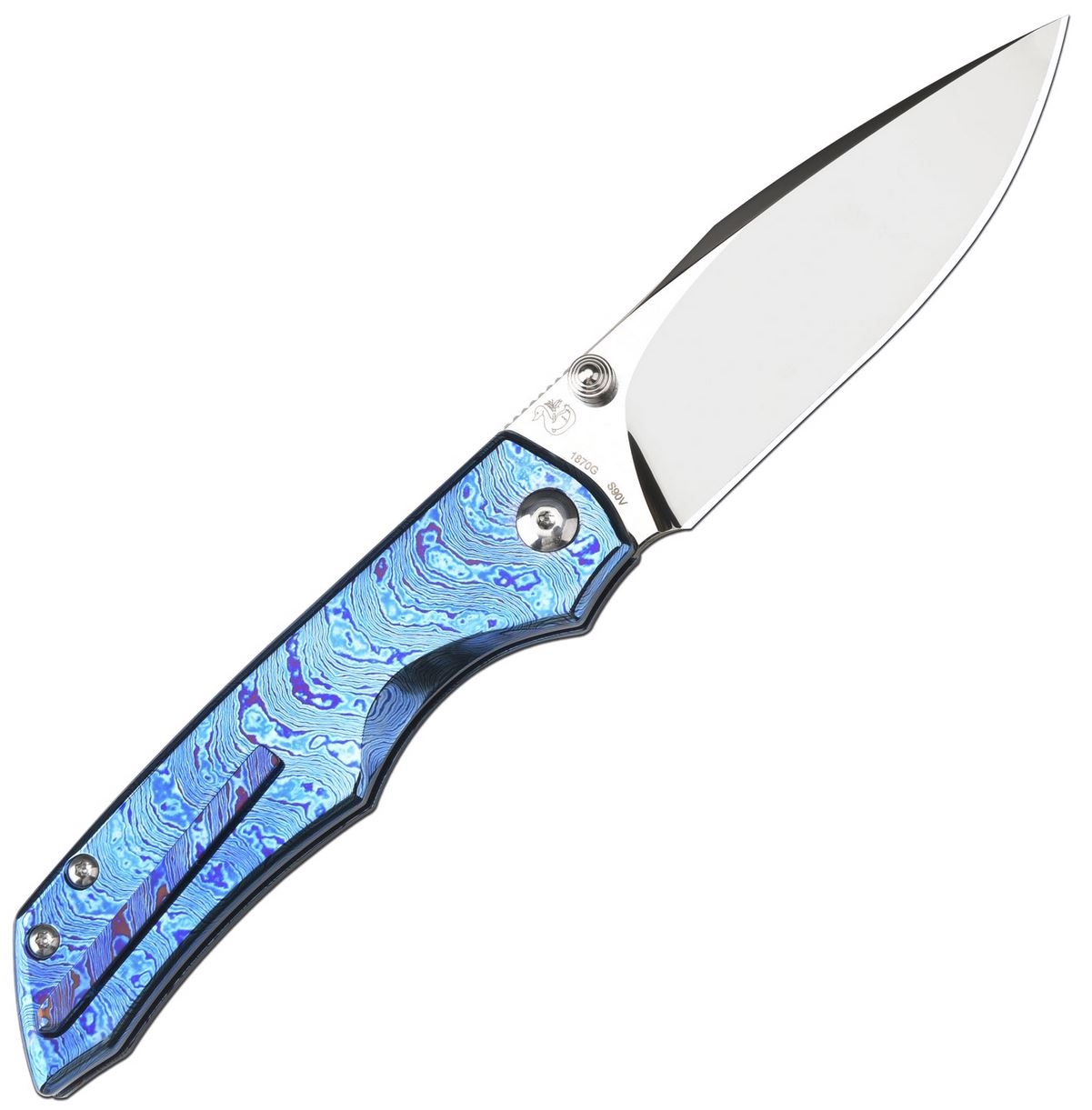 ARTC1870G-TDB Enchanter S90V, Blue Titan/ Damascus