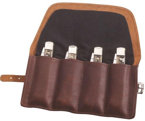Case Messertasche/ Knife Roll - Leder