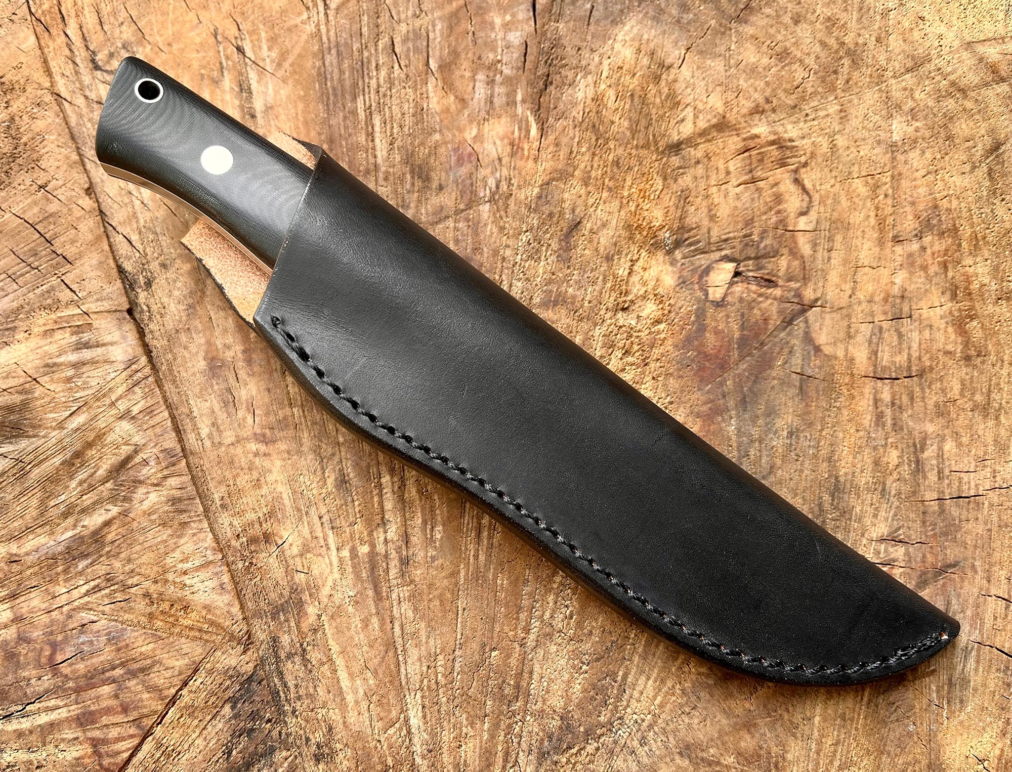 Hattori Knives HT-05 Dream Hunter, Black Micarta