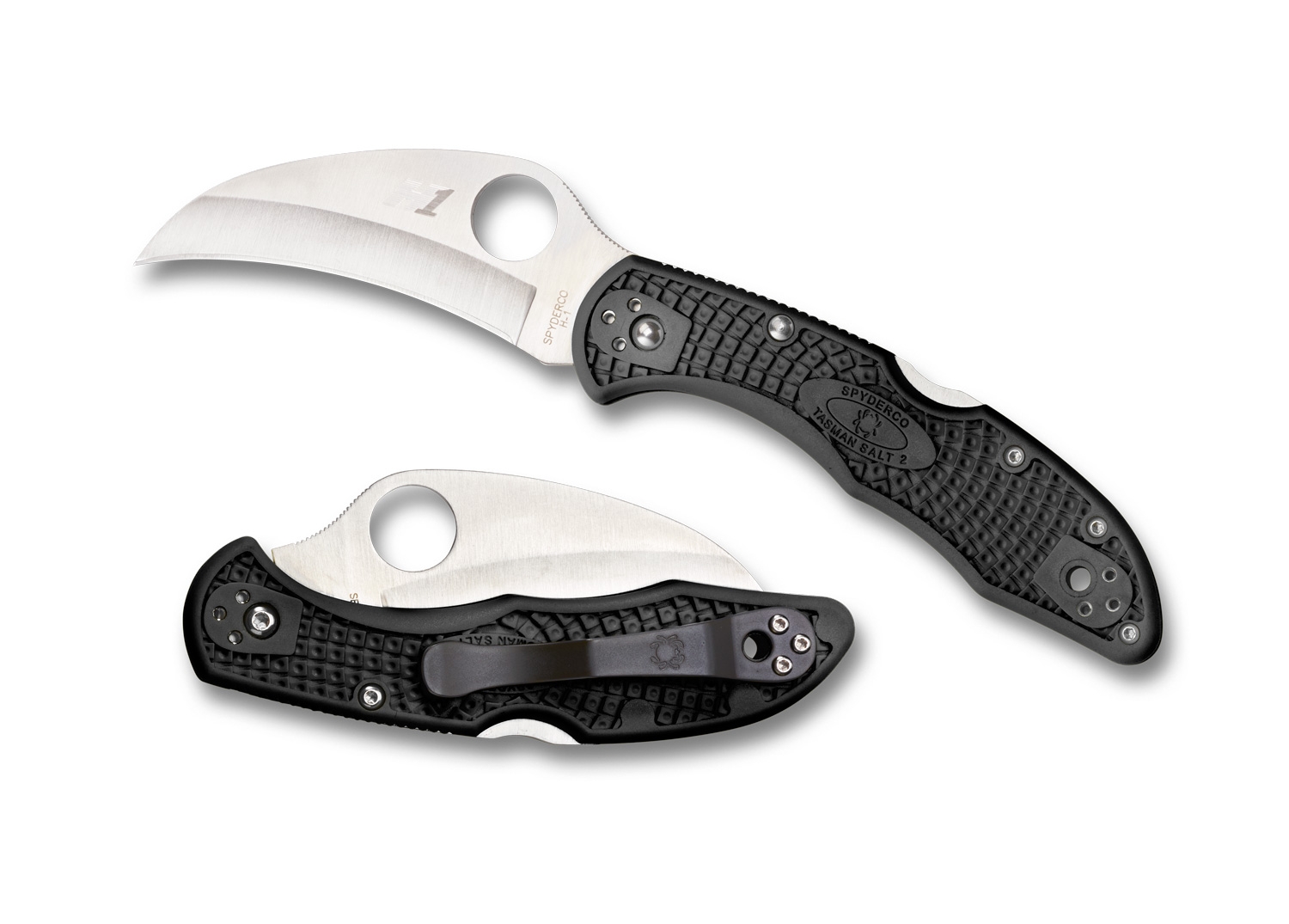 Spyderco C106PBK2 Tasman Salt 2, FRN Black