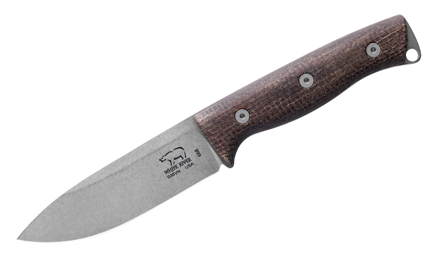 White River Ursus 45, Natural Micarta, S35V, Kydex