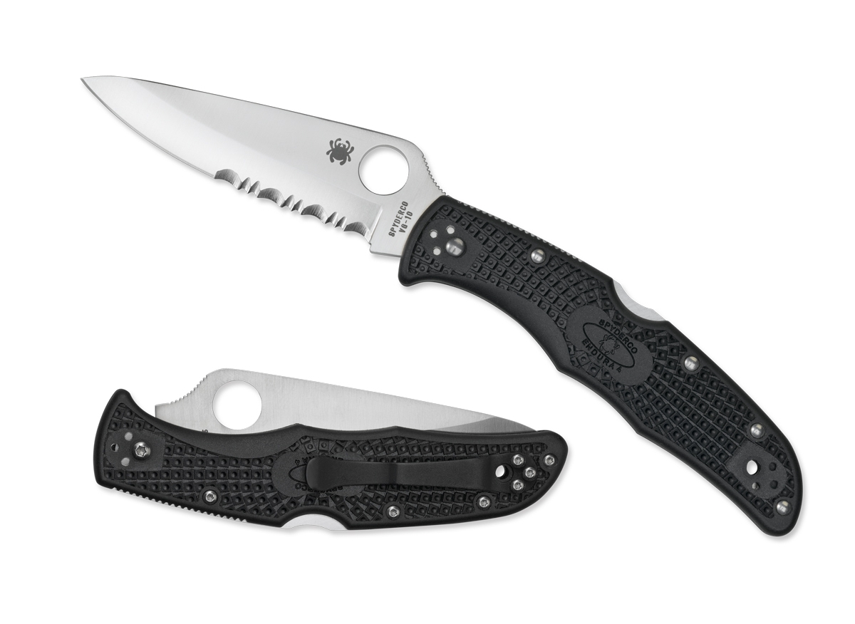 Spyderco C10PSBK Endura 4, FRN Black